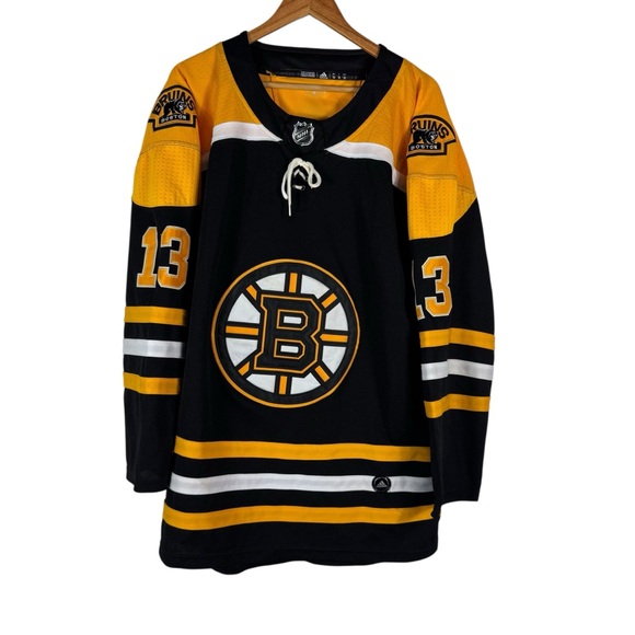 Boston Bruins Adidas NHL Hockey Jersey #13 Sosa Black Gold Authentic Men’s Sz 54 - Picture 1 of 9